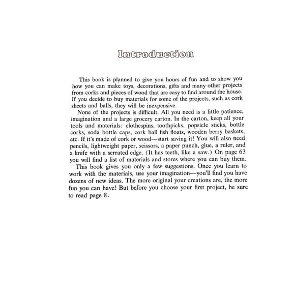 Vintage Book Cork Wood Crafts By Arden J Newsome Crafting With Wood And Cork - Picture 3 of 8